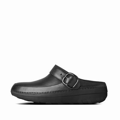 Fitflop Gogh Pro Superlight Leather - Clogs Damen - Schwarz (EQH271405)